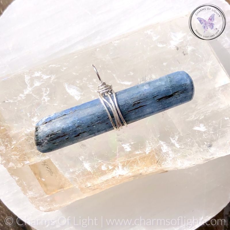Blue Kyanite Stick Pendant